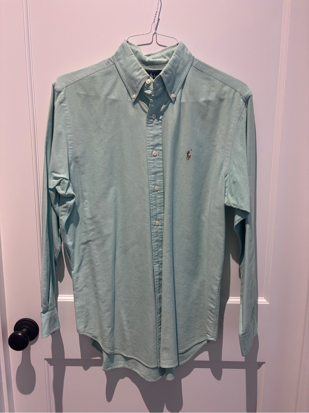 Ralph Lauren Light Mint Button-Down Oxford Shirt